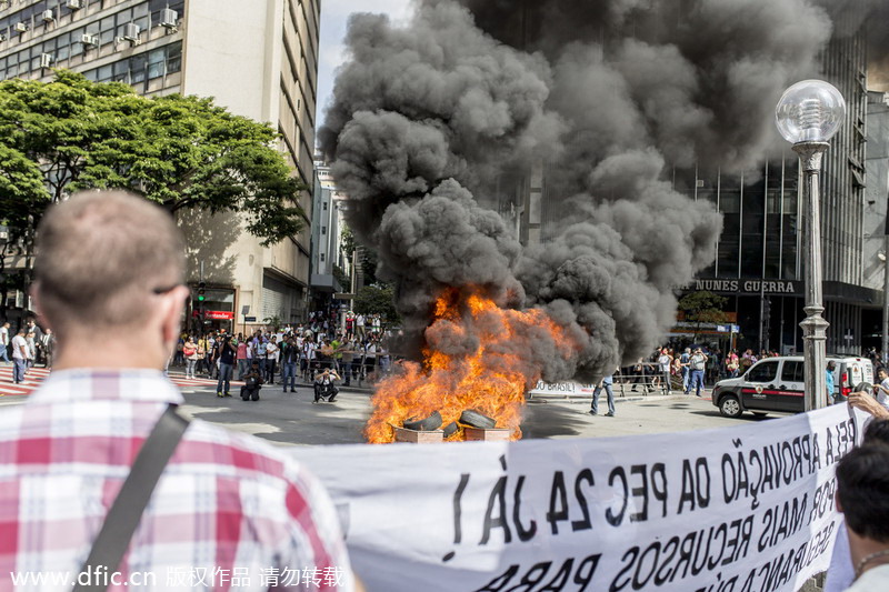 Coupe du Monde : la police brésilienne en grève pendant 24 heures