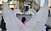 Des sculptures de glace dans les rues de Harbin