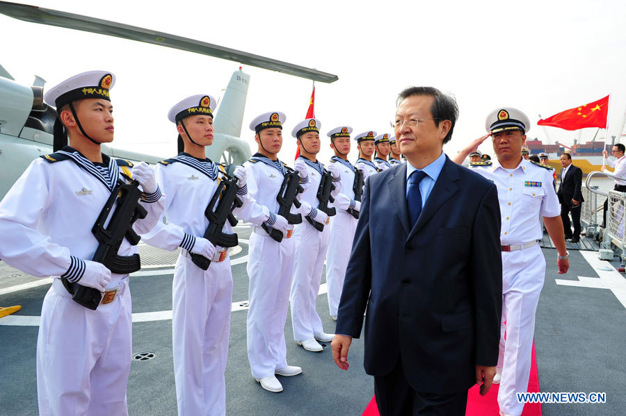 Une flottille de la Marine chinoise effectue une visite amicale en Angola