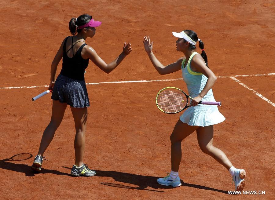 Roland-Garros : Peng Shuai et Su-Wei Hsieh remportent le double dames