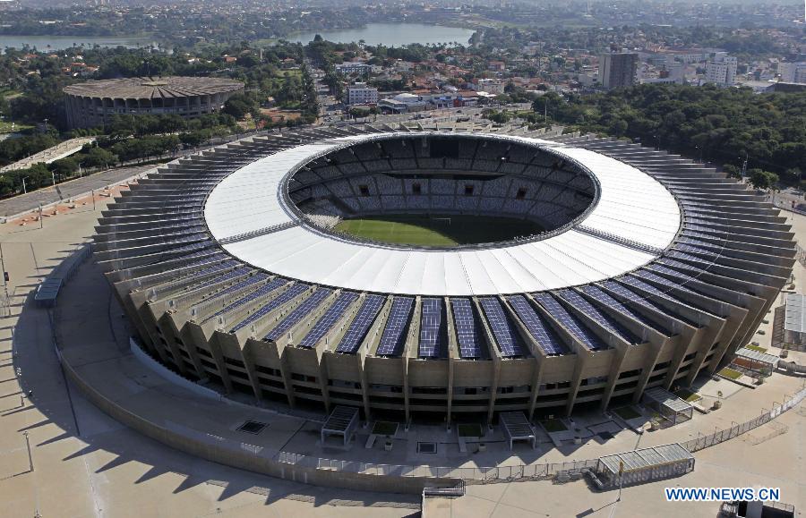 Le Stade Mineirao à Belo Horizonte (Photo: Xinhua/Reuters)