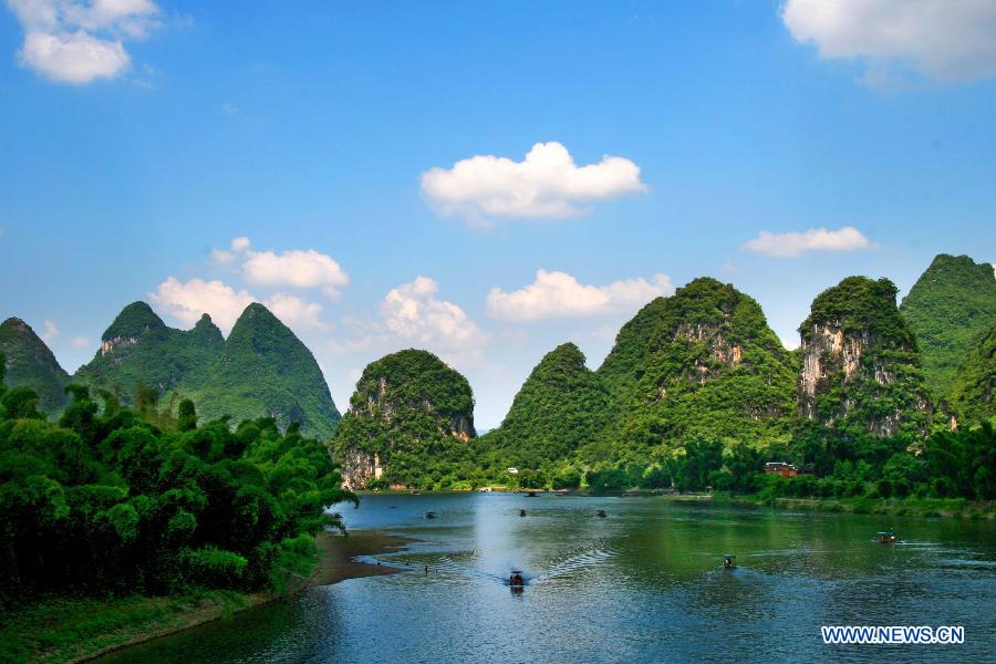 les zones karstiques de Guilin 