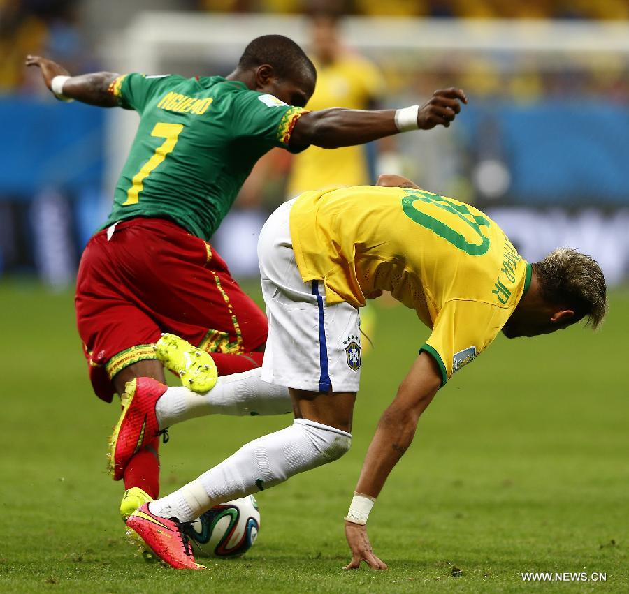 Coupe du monde 2014: le Brésil en tête du groupe A