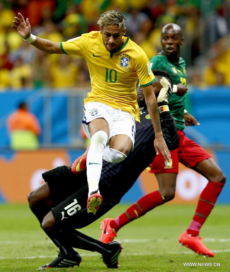 Coupe du monde 2014: le Brésil en tête du groupe A
