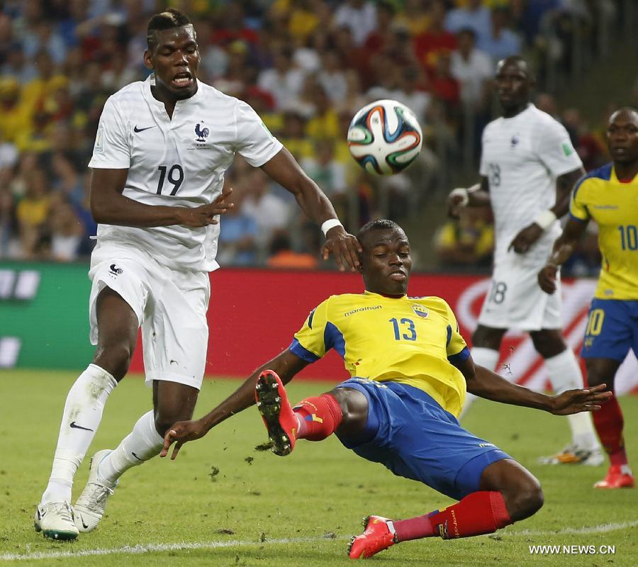 Mondial 2014/Groupe E: Les bleus qualifiés pour les 8e de finale