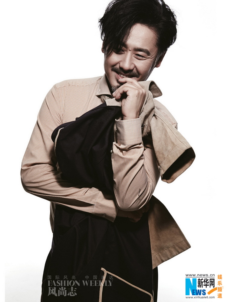 L'acteur chinois Wu Xiubo pose pour un magazine