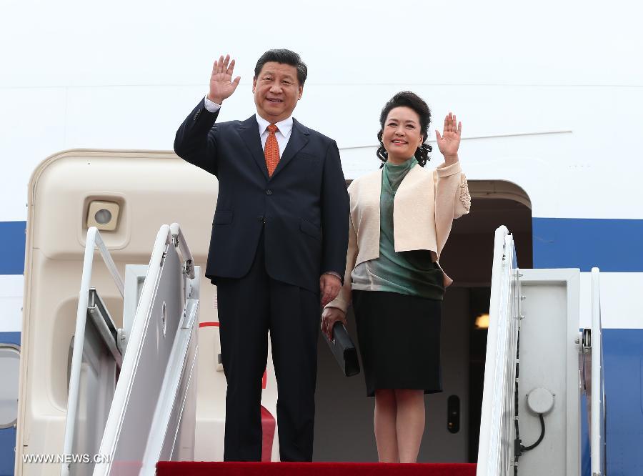 Arrivée du président chinois à Séoul pour une visite d'Etat en Corée du Sud