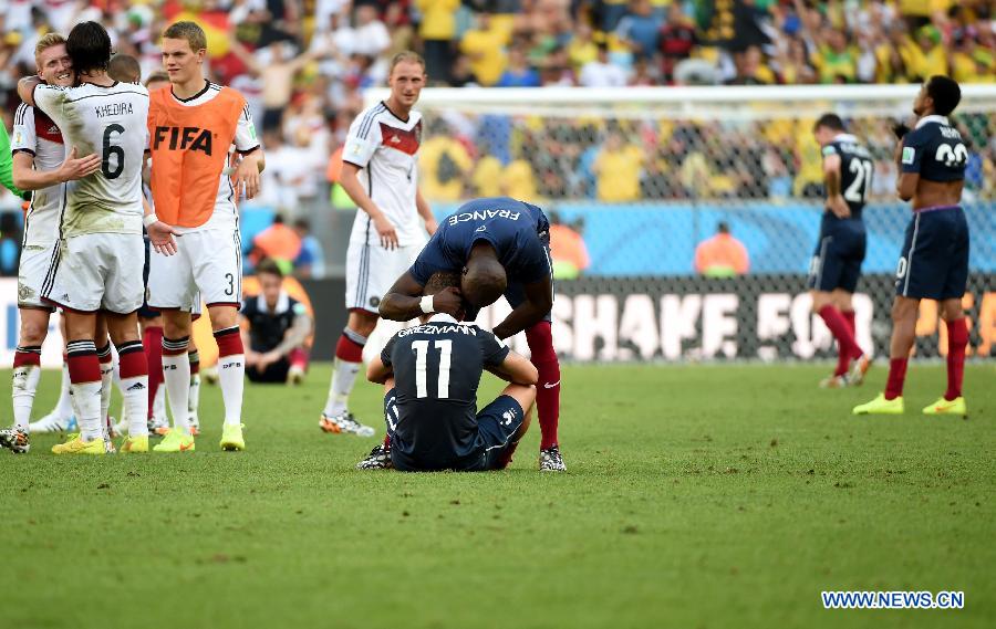 Mondial-2014 - L'Allemagne qualifiée en demi-finale