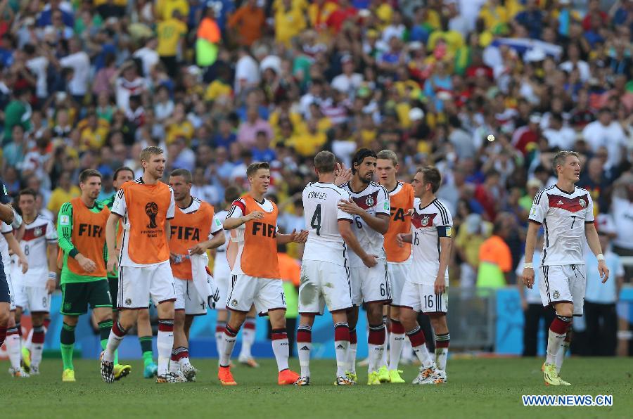 Mondial-2014 - L'Allemagne qualifiée en demi-finale