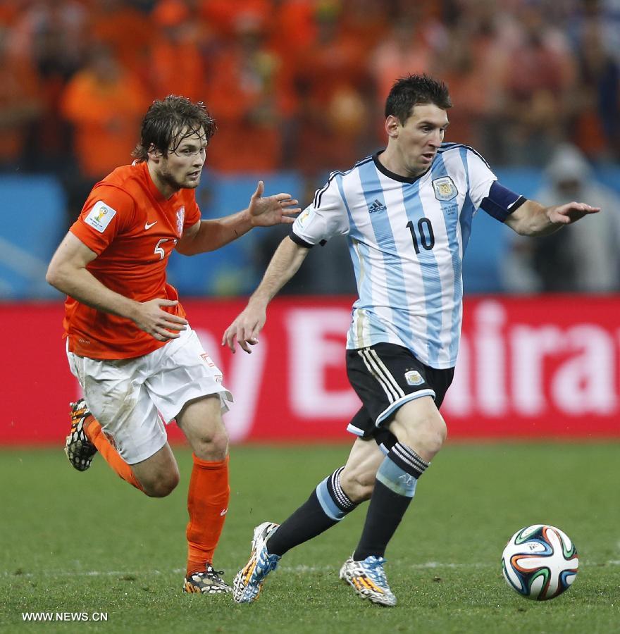 Mondial 2014: l'Argentine rejoint l'Allemagne en finale