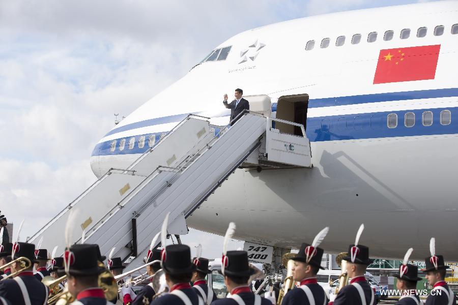 Le président chinois arrive en Argentine pour une visite d'Etat