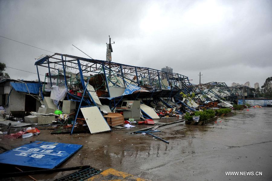 Le typhon Rammasun fait des ravages dans le sud de la Chine