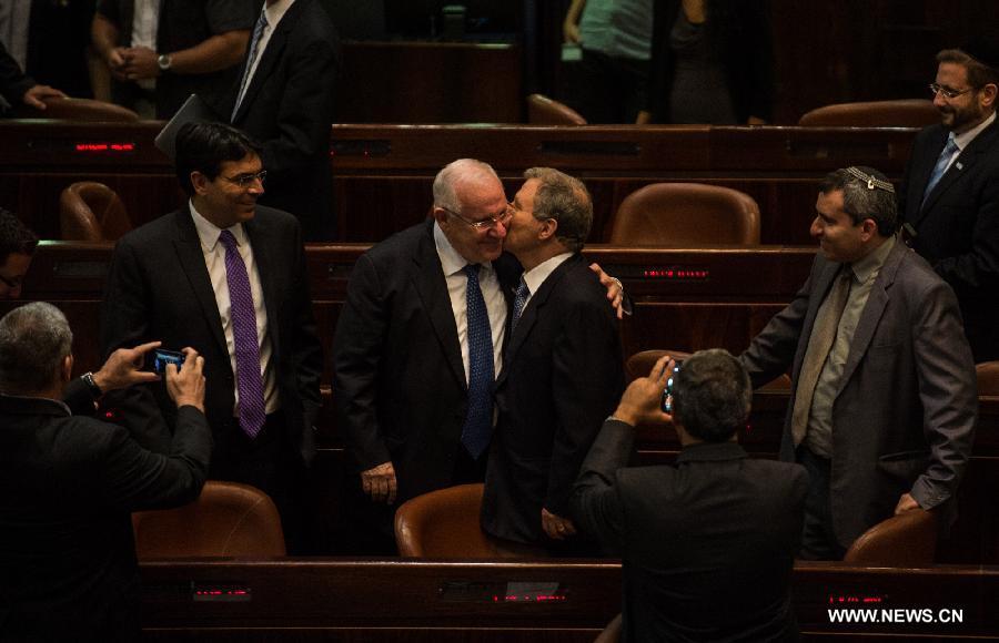 Reuven Rivlin investi en tant que dixième président israélien
