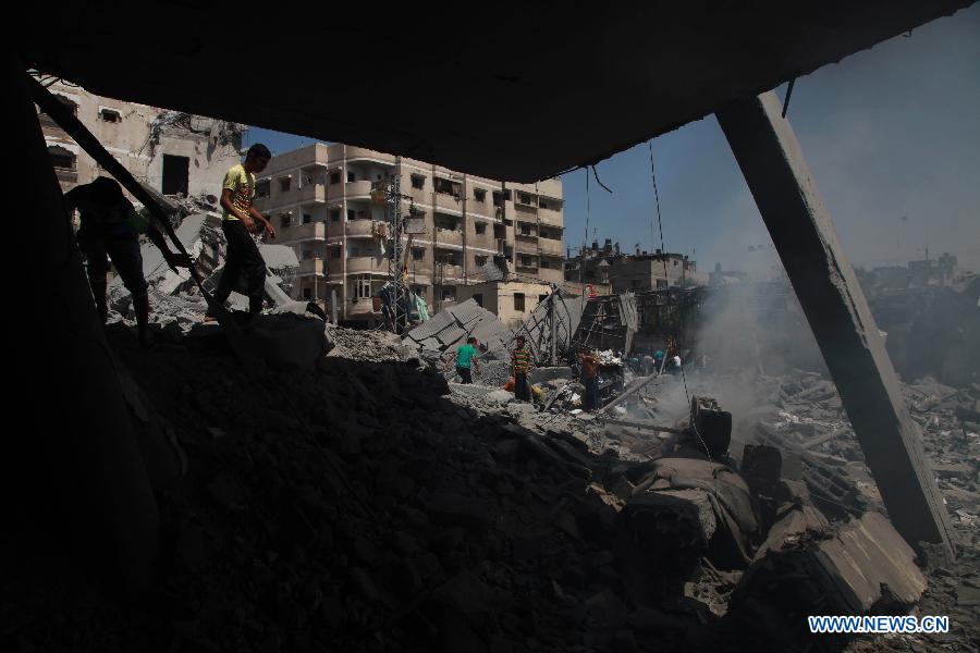 Gaza : 1.712 Palestiniens tués dans l'offensive israélienne