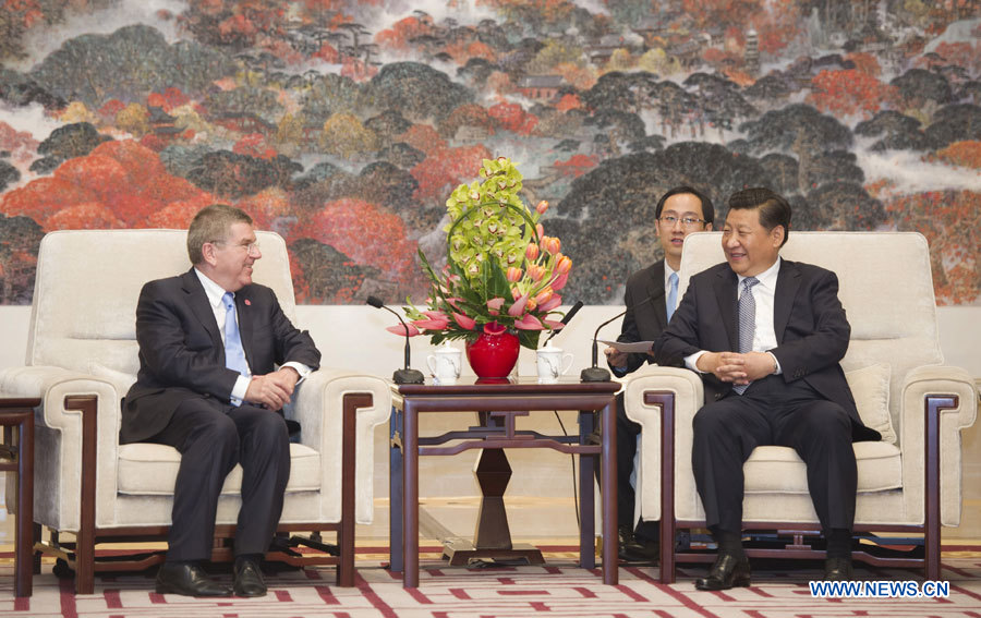 Xi Jinping rencontre le président du CIO