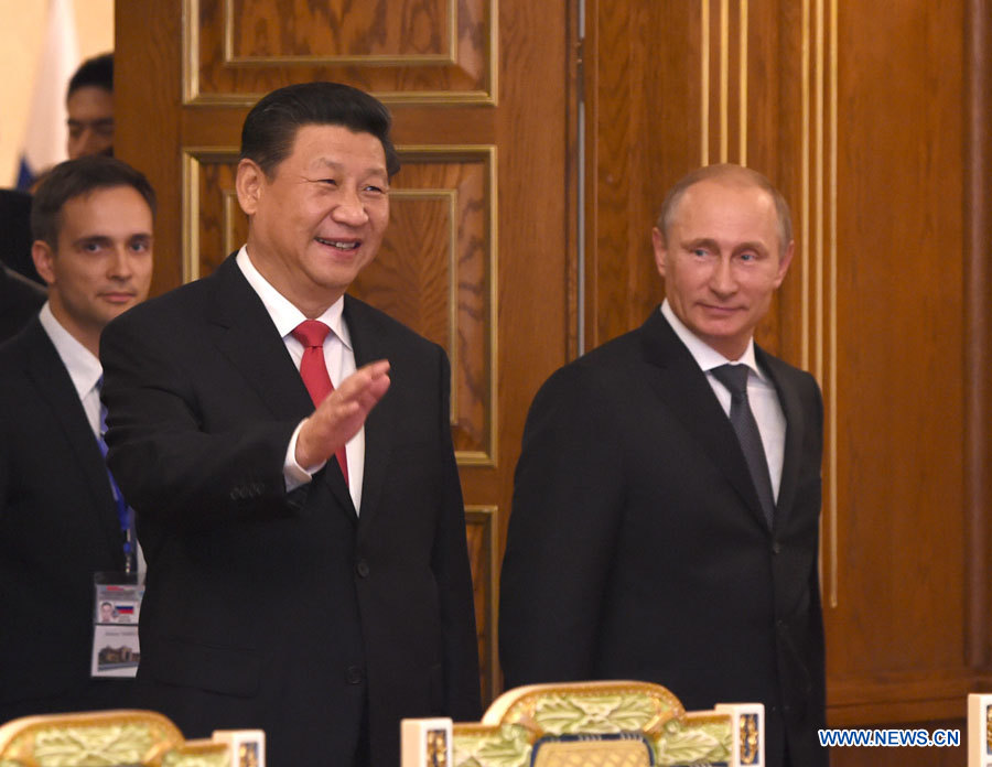 Rencontre des présidents chinois et russe avant le sommet de l'OCS