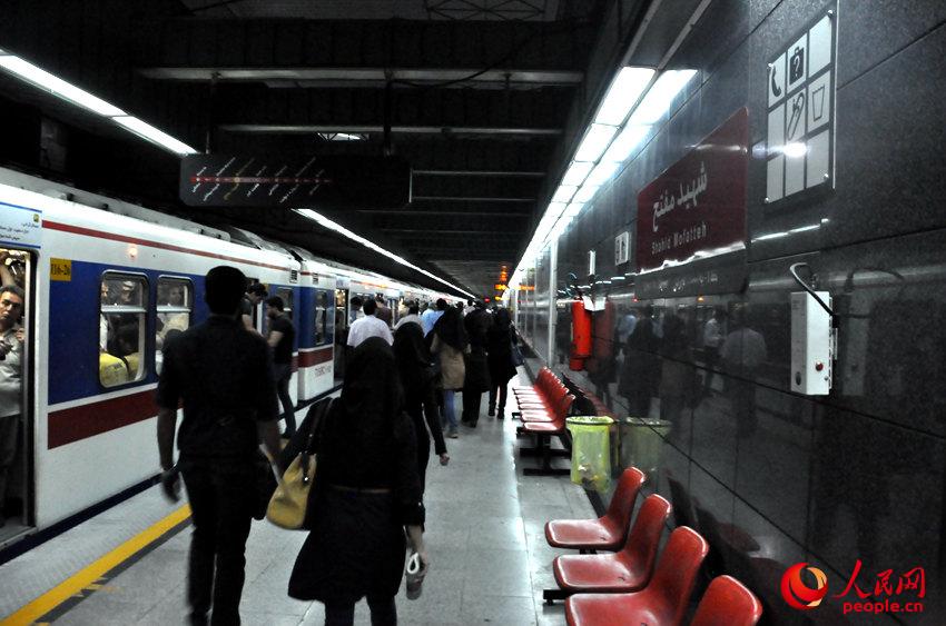 Des rames chinoises dans le métro de Téhéran