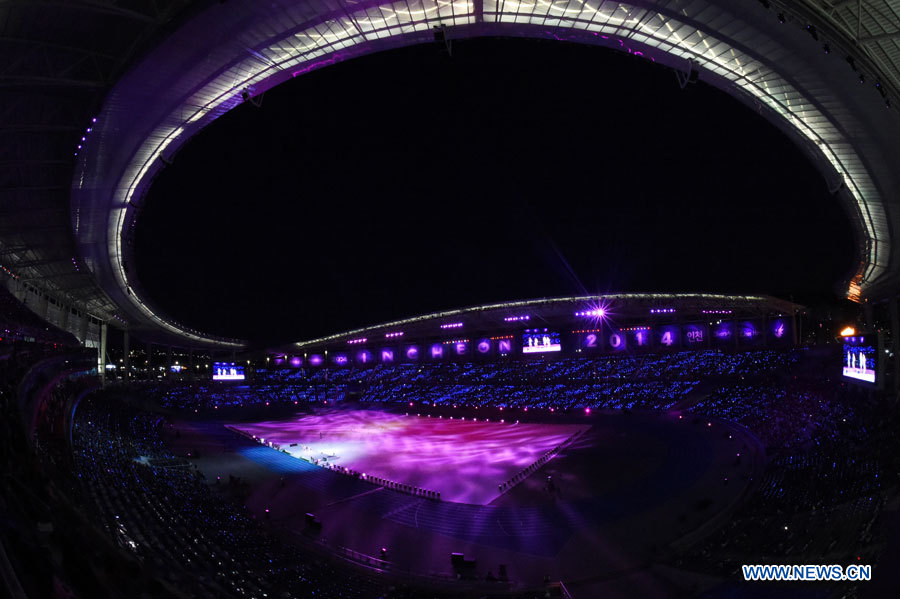 EN IMAGES: Cérémonie de clôture de la 17e édition des Jeux asiatiques d'Incheon