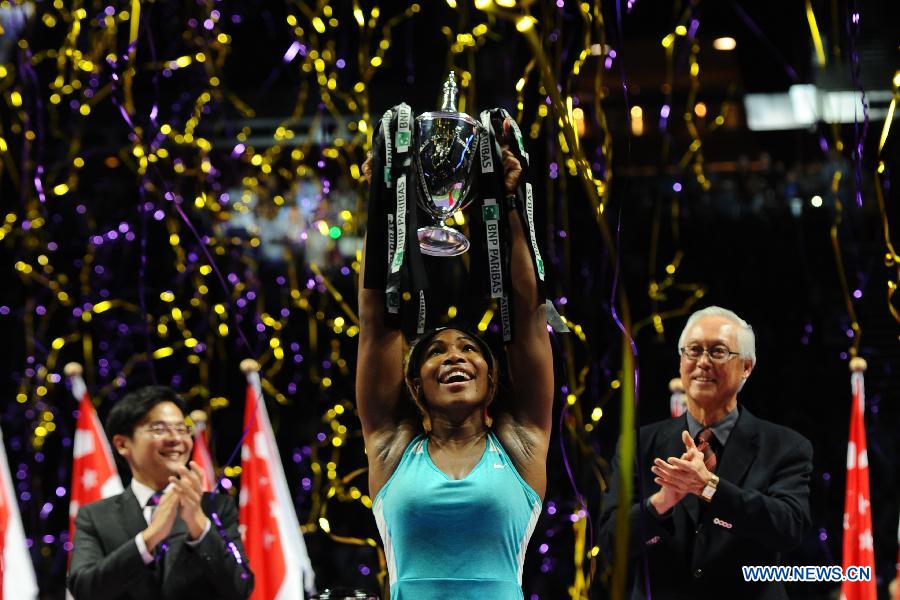 Tennis/WTA : Serena Williams remporte son 3e Masters d'affilée
