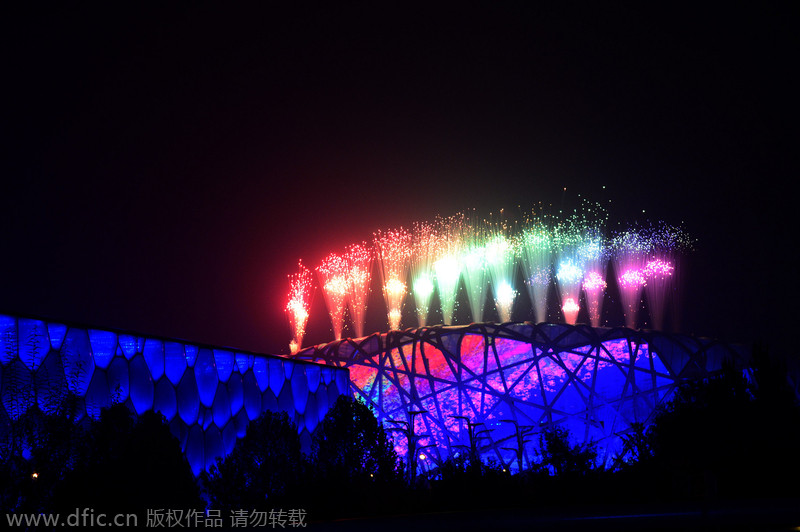 Répétition pour les feux d'artifice de l’APEC