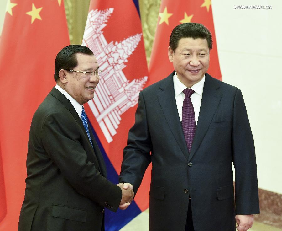 Le président chinois souligne l'amitié sino-cambodgienne