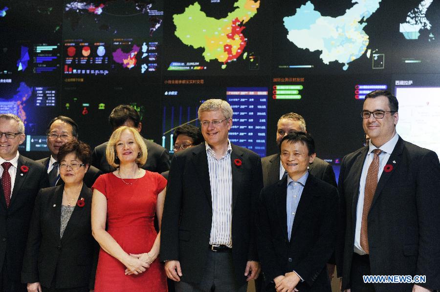 Chine : rencontre entre le PM canadien et le PDG d'Alibaba