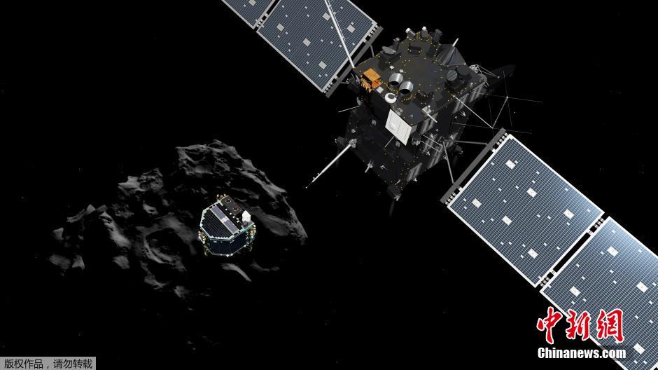 Le robot européen Philae se pose sur la comète Tchouri