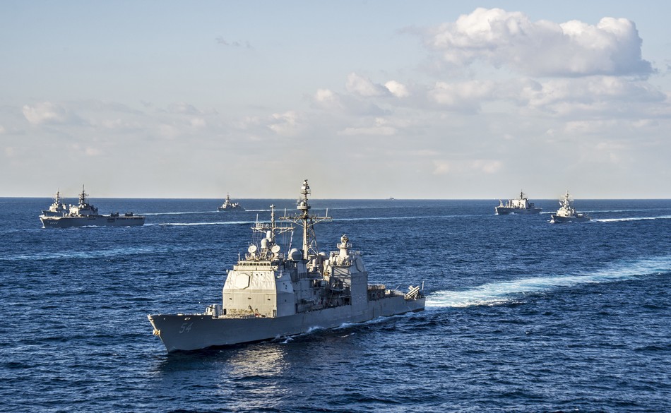 Fin de l’exercice naval conjoint nippo-américain « Keen Sword »