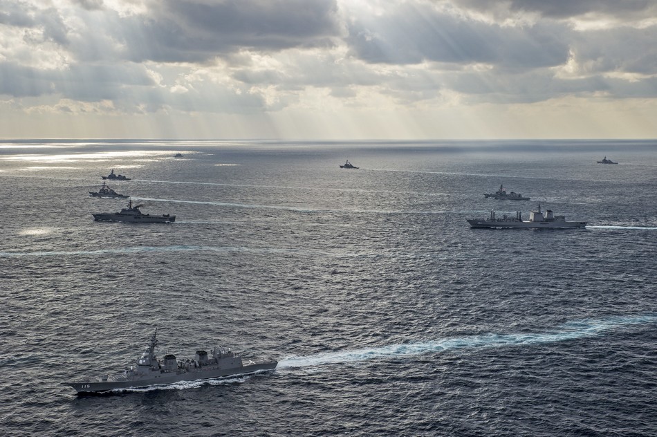 Fin de l’exercice naval conjoint nippo-américain « Keen Sword »