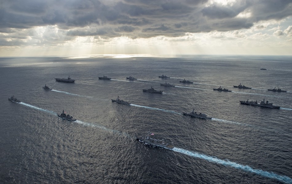 Fin de l’exercice naval conjoint nippo-américain « Keen Sword »