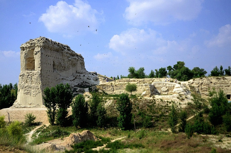 Les ruines de la ville ancienne de Tongwan, seule capitale des Xiongnu