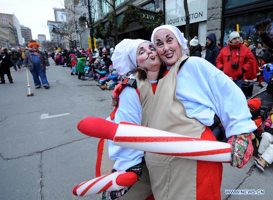 Photos - Défilé du Père Noël à Montréal