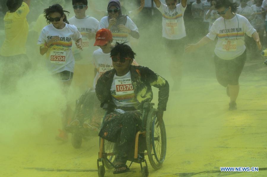 Photos - la "Color run" à Jakarta