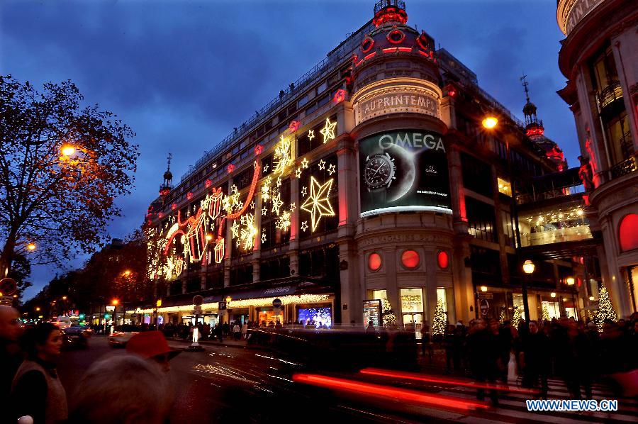 Illuminations de Noël à Paris
