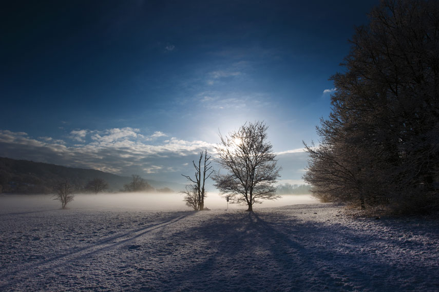 Paysages de neige magnifiques dans le monde 