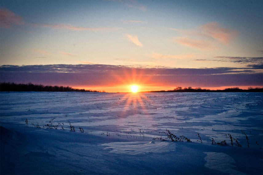 Paysages de neige magnifiques dans le monde 