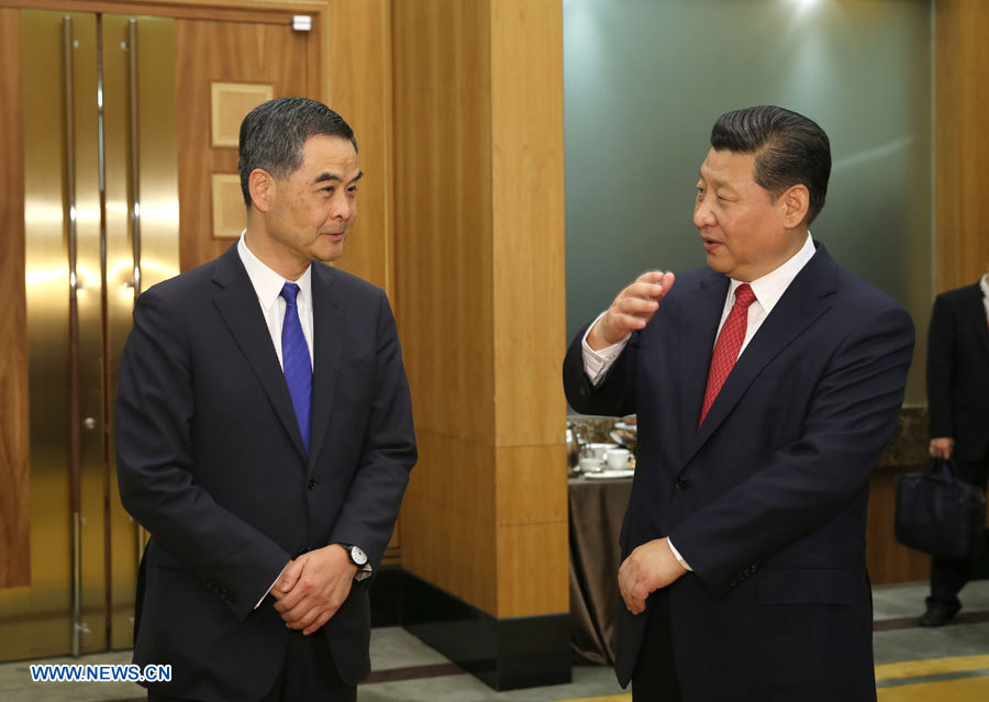 Xi Jinping exprime sa totale confiance et son soutien au chef de l'exécutif de Hong Kong