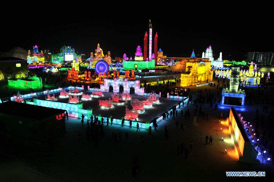 Harbin :  le Festival international de glace en images