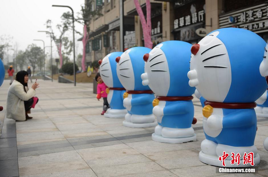 Hunan : les Doraemon descendent dans la rue 