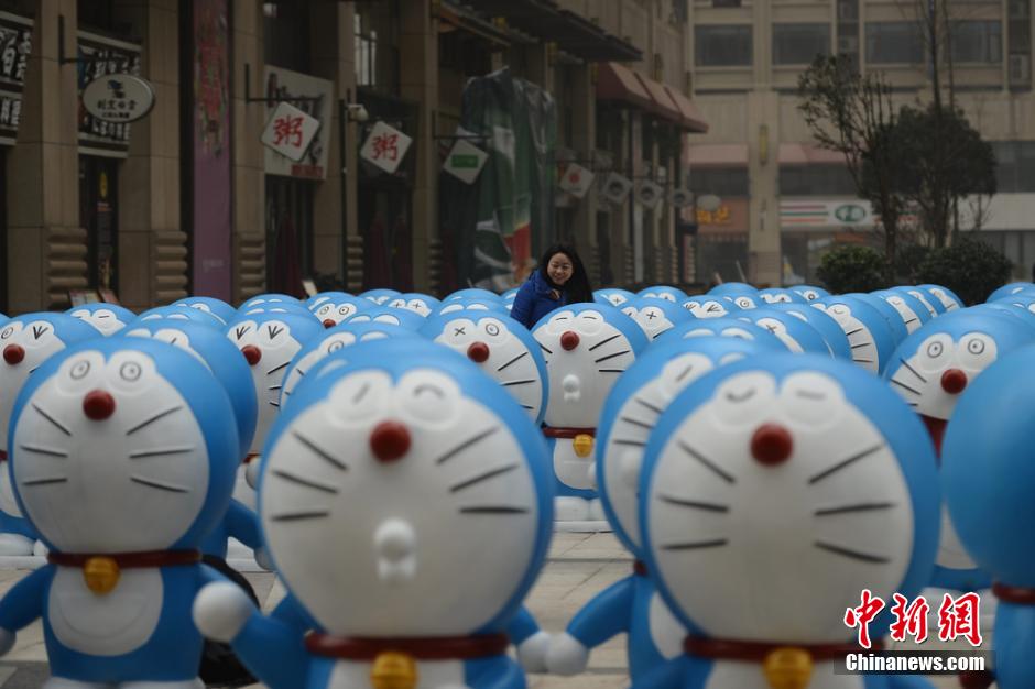 Hunan : les Doraemon descendent dans la rue 