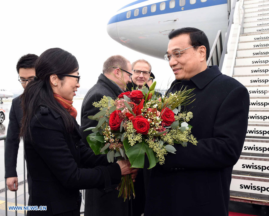 Le Premier ministre chinois en Suisse pour le forum de Davos et une visite officielle