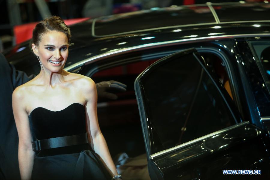 Natalie Portman sur le tapis rouge pour la promotion du film "Knights of Cups" lors de la 65e Berlinale à Berlin, en Allemagne, le 8 février 2015.