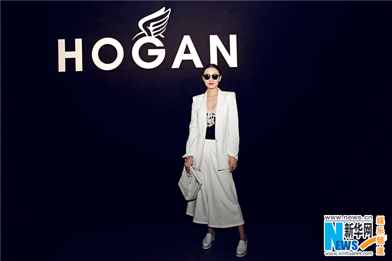 L'actrice Song Jia assiste à la Fashion Week de Milan