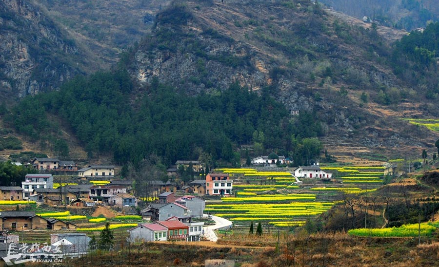 Les beaux paysages de campagne du Shaanxi – la ville de Xuanwo à Ankang