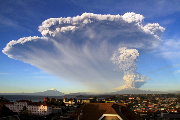 Eruption volcanique dans le sud du Chili