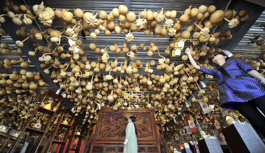 Succès public pour le Musée de la calebasse de Tianjin