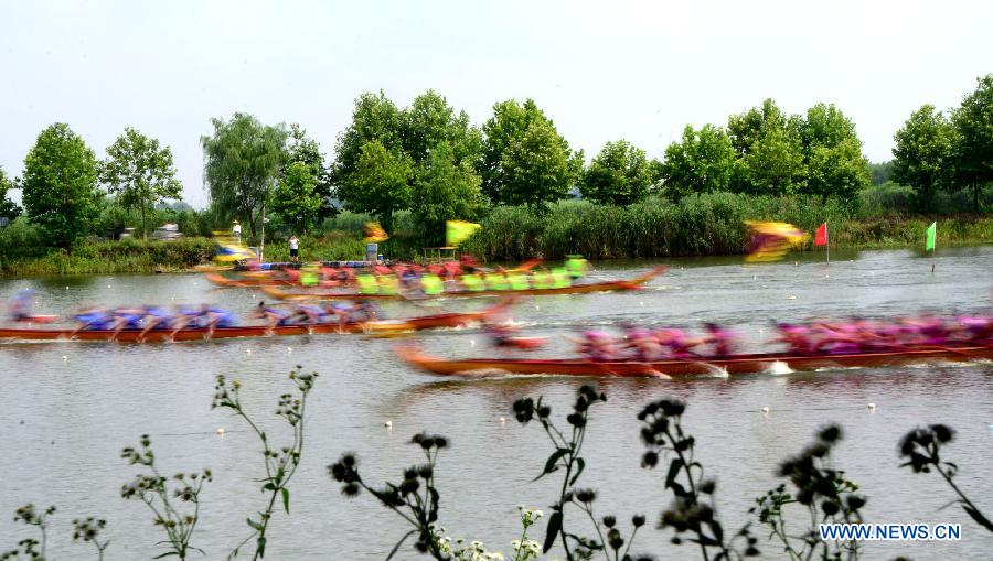 Photo prise le 18 juin 2015 à Xinghua dans la province du Jiangsu (est de la Chine). (Xinhua/Zhou Gukai)