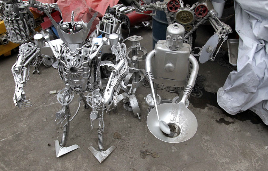 Henan : l’art de transformer les déchets métalliques