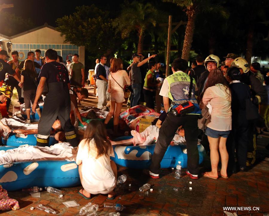 Explosion accidentelle dans un parc aquatique à Taiwan : plus de 500 blessés