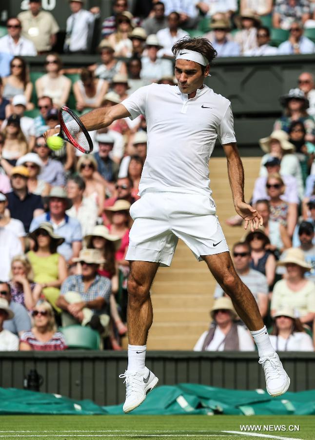 Wimbledon: Roger Federer se qualifie pour le 3e tour